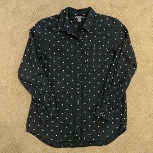 Eddie Bauer Polka Dott Flannel